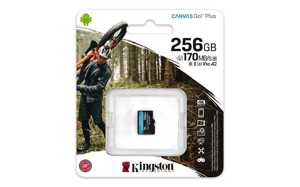 Cartão de Memória Microsdxc 256gb Classe 10 - Kingston