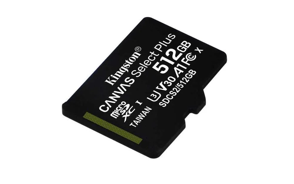 Kingston 512gb Microsdxc Canvas Select Plus Class10 Uhs-I + Adapter - Sdcs2/512gb