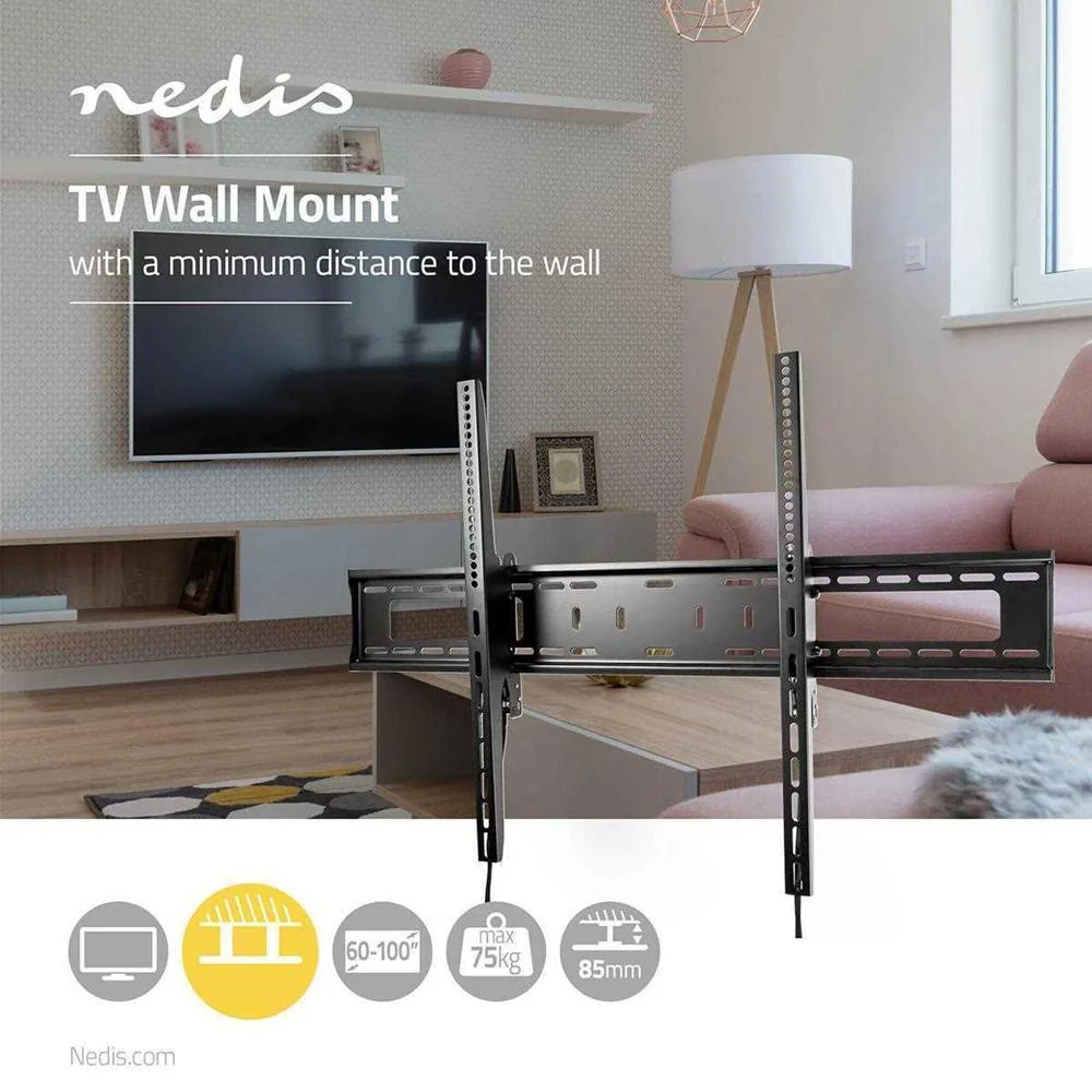 Suporte De Parede Para Tv Inclinado 60-100"