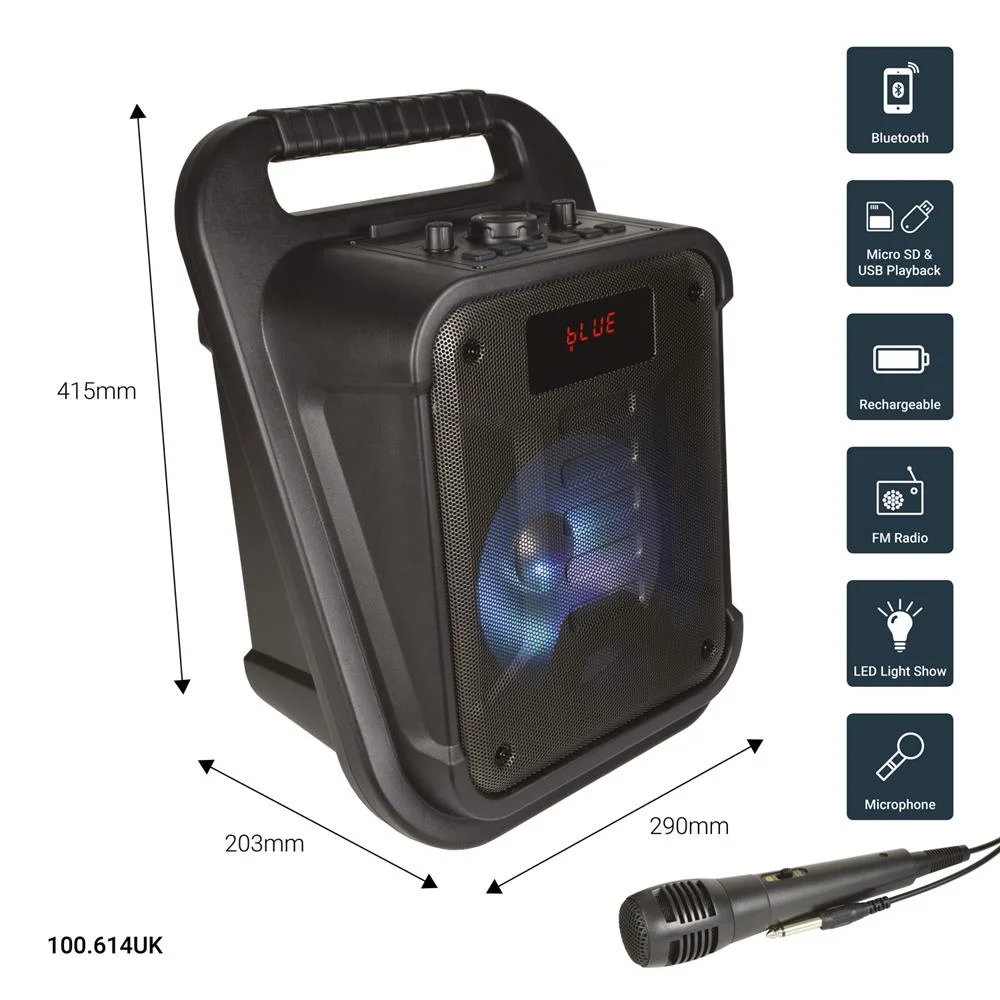 Coluna 20w Bluetooth à Prova de Salpicos