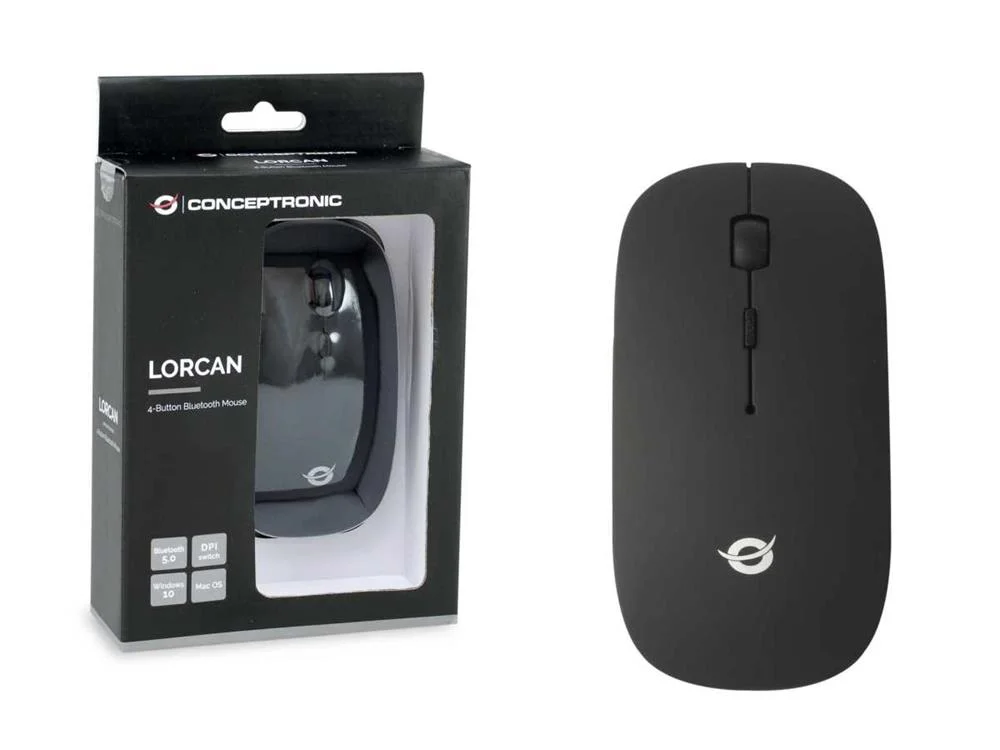 Ratón Conceptronic 4 Botones Y Bluetooth