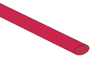 Tubo Termoencogible 6.4mm - Rojo - 50 Uds
