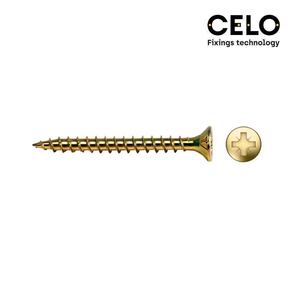 Caixa 100un Parafuso Madeira Pz Din/Ref Vlox 6x60.