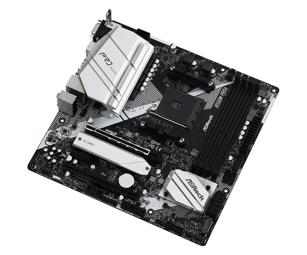 Asrock B550m Pro4 Socket Am4 Micro Atx Amd  B550