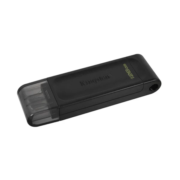 Pen Drive Datatraveler 70 128gb Usb-C 3.2 Gen 1 Preto - Kingston