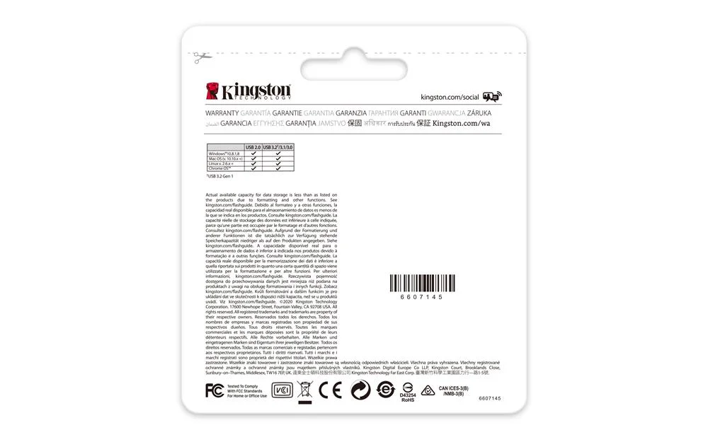 Pen Drive Datatraveler 70 128gb Usb-C 3.2 Gen 1 Preto - Kingston