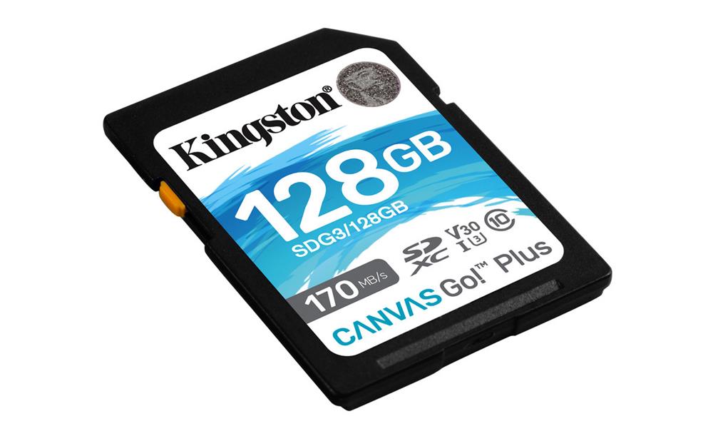 Kingston Canvas Go! Plus - Flash Memory Card - 128 Gb - Sdxc Uhs-I