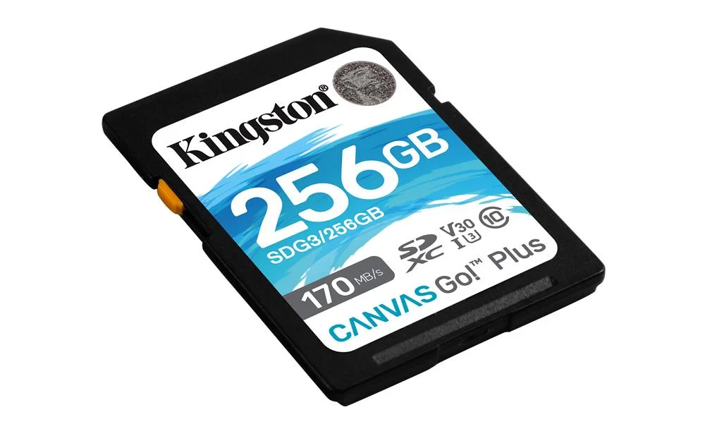 Cartão de Memória Sdxc 256gb Classe 10 - Kingston