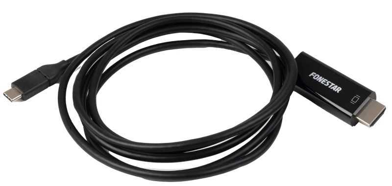 Cabo Conversor USB C 3.1 Macho Para HDMI A Macho