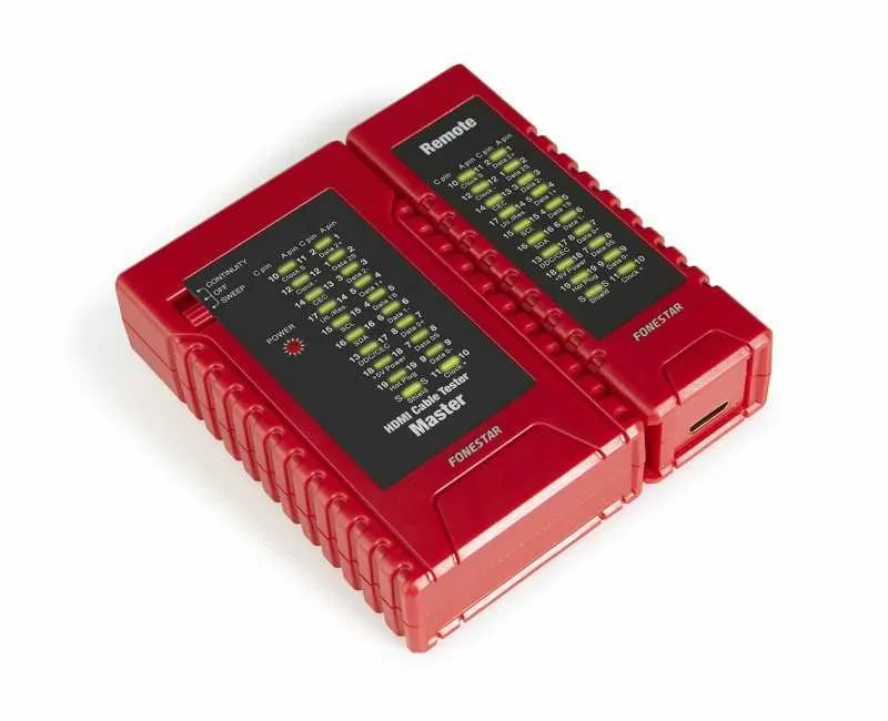 Verificador de cabos HDMI.