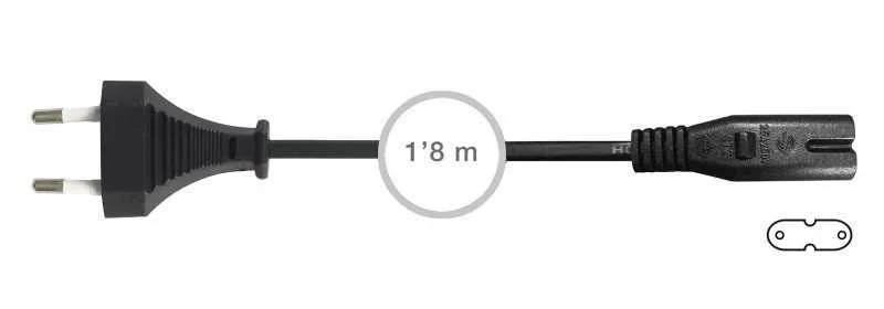 Cabo De Alimentação Fonestar Europlug - 1.8m
