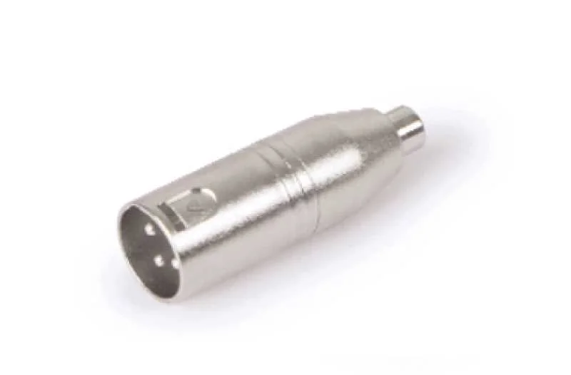 Adaptador de Áudio. Rca Fêmea a Xlr Macho.