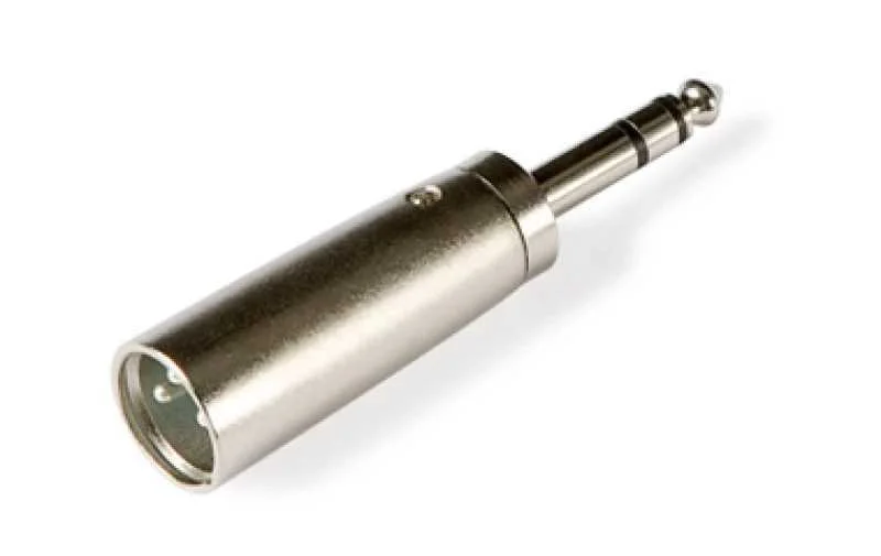 Adaptador de Áudio. Jack 6,3 Mm Estéreo Macho a Xlr Macho.