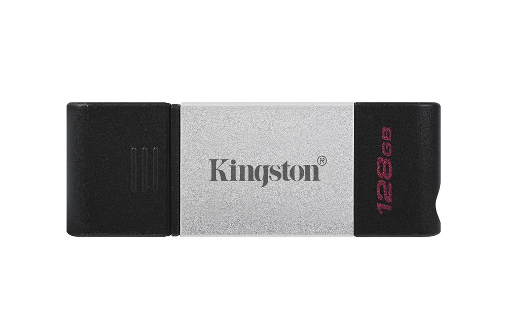 Memória Usb Kingston Dt80/128gb 128 Gb Usb-C Preto Prata 128 Gb 