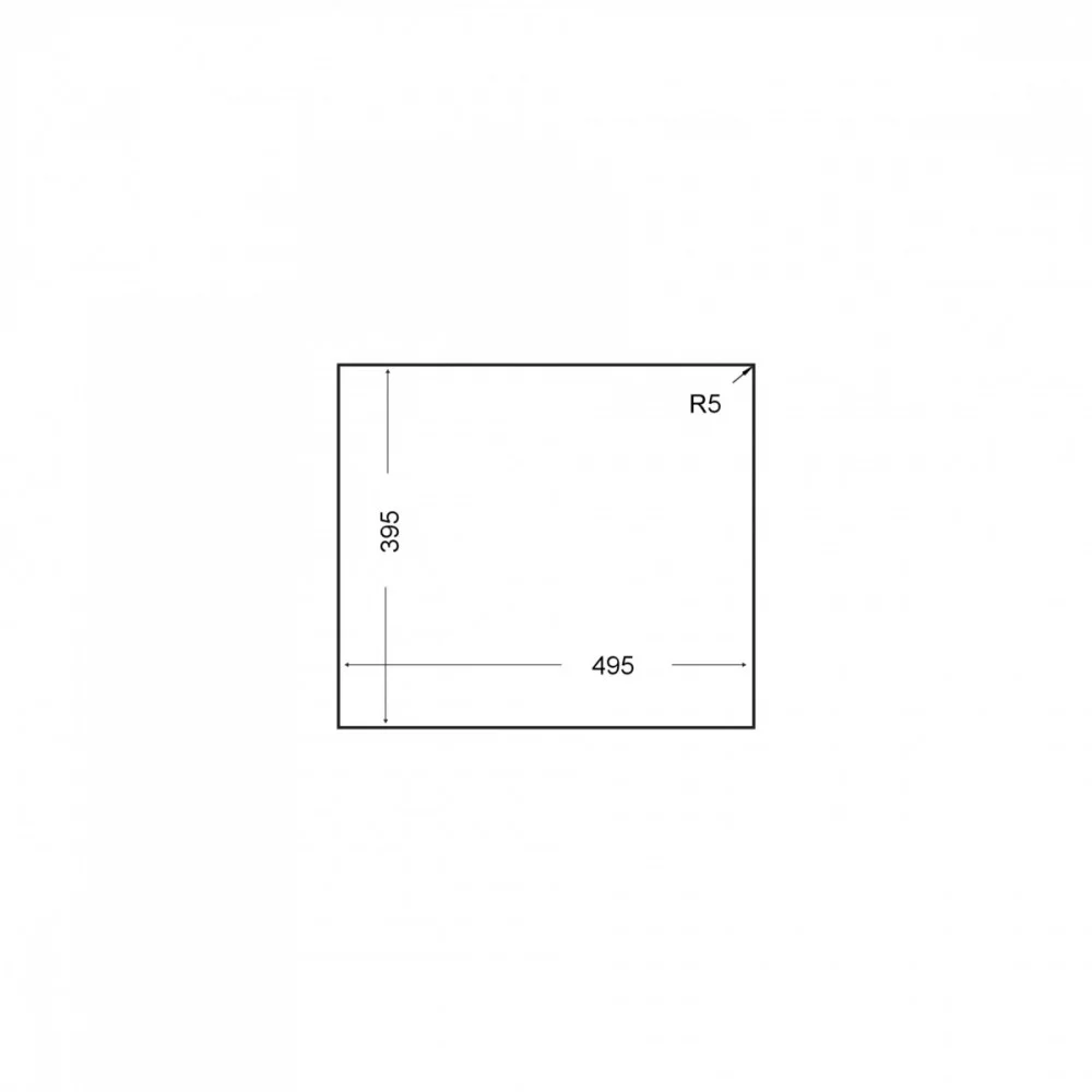 Sink Suspended Square 50.40 Tg Czarny