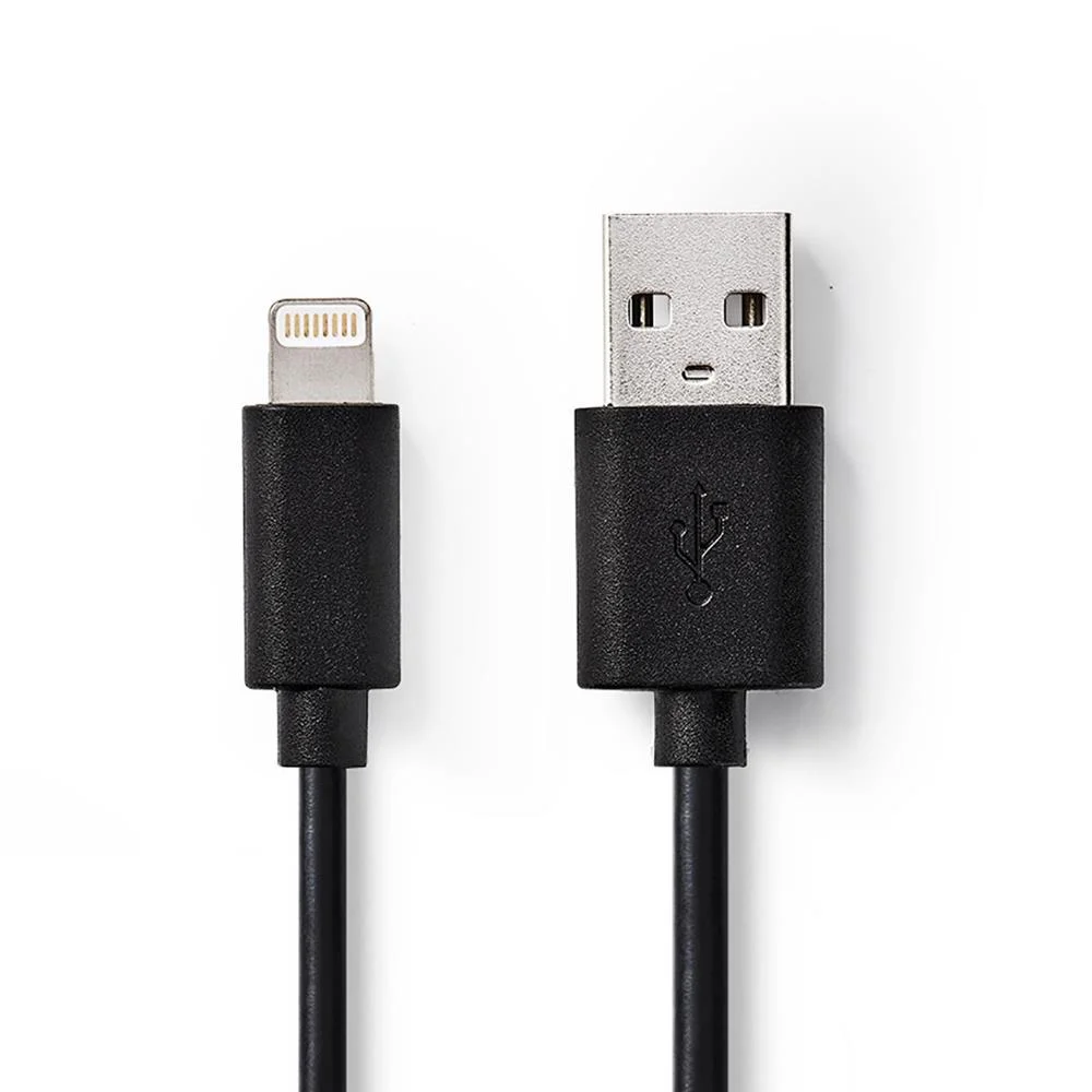 Cabo Apple Lightning Usb-a Macho Preto 1m