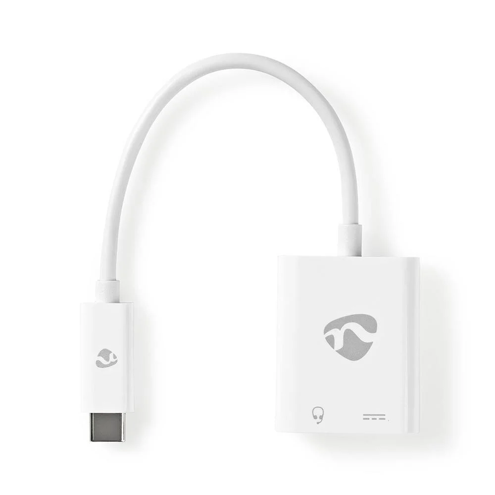 Adaptador de Múltiples Puertos Usb | Usb 3.1 | Usb-C Macho | Usb-C Hembra / 3.5 Mm Hembra | 0.15 M