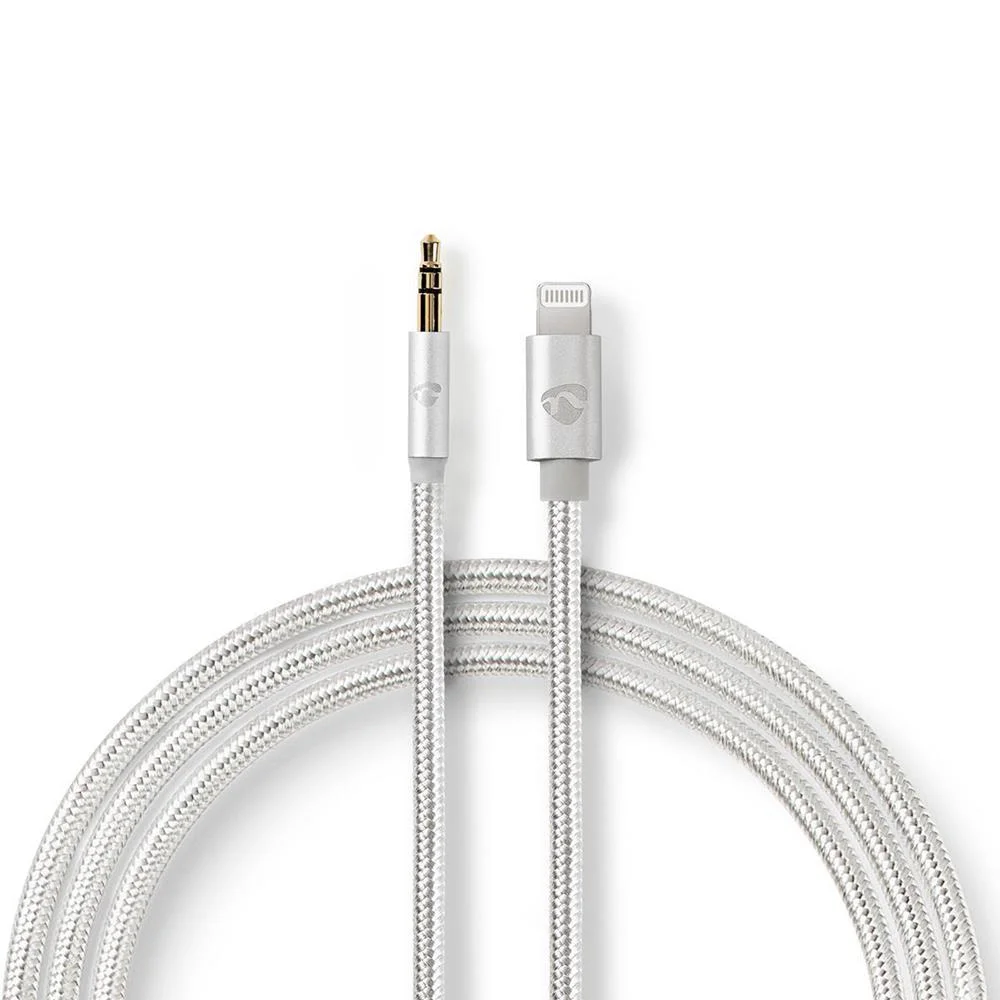 Adaptador | Lightning de Apple 8-Pin | 3.5 Mm Macho | Chapado En Oro | 1.00 M | Redondo | Nylon