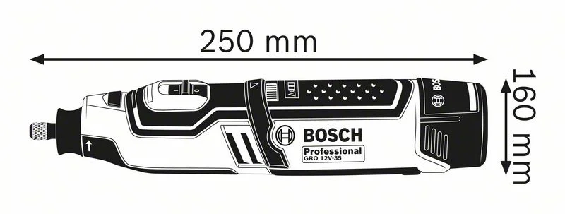 Ferramenta múltipla sem fio Bosch GRO 12V-35