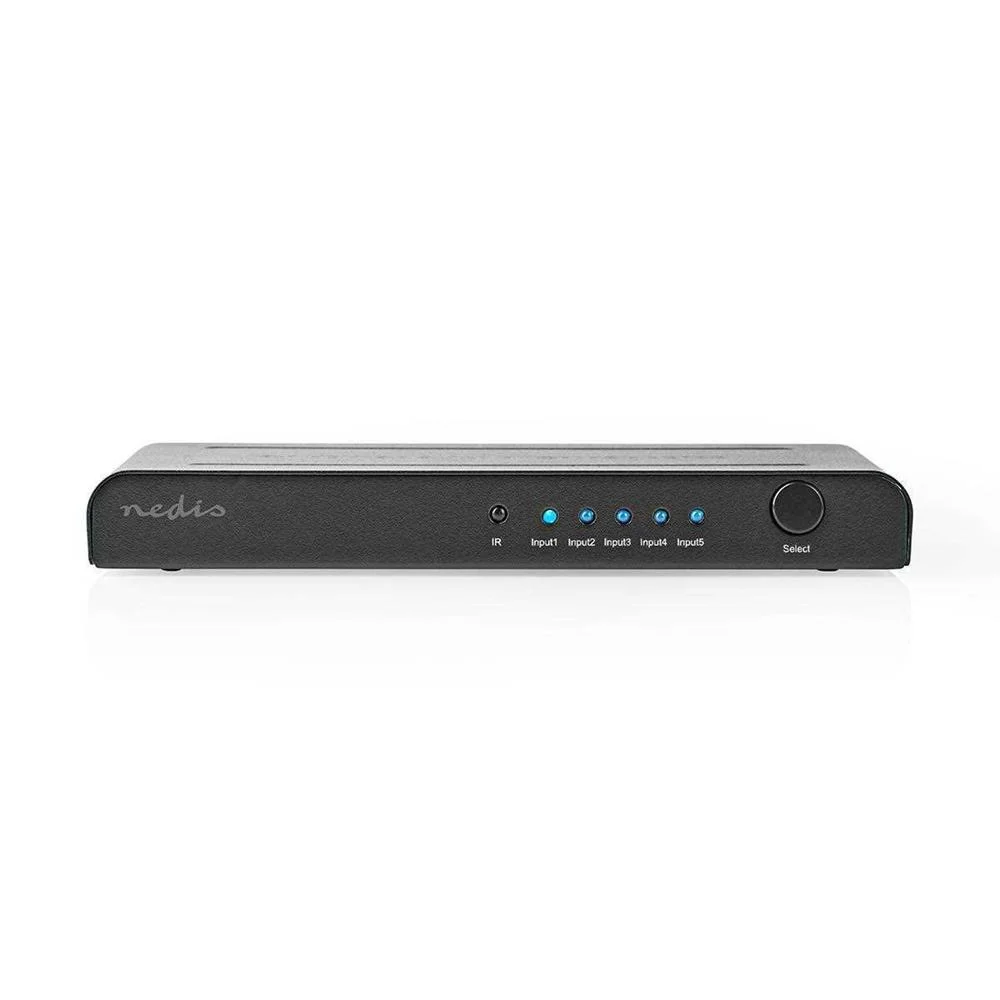 Interruptor Hdmi  5 Portas - 5x Entradas Hdmi