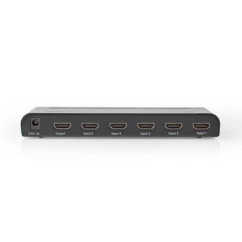 Interruptor Hdmi  5 Portas - 5x Entradas Hdmi