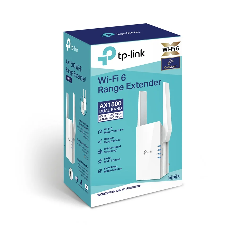 Tp-Link Wi-Fi Range Extender (Re505x)