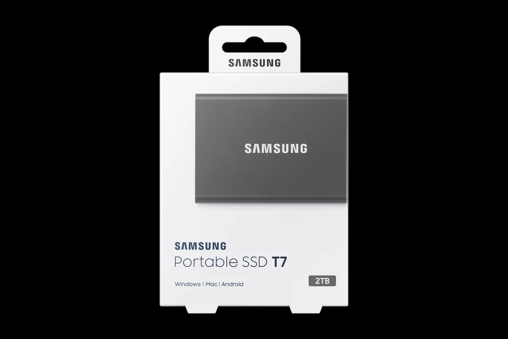 Samsung T7 SSD 2tb Usb 3.2 Gris Carbón