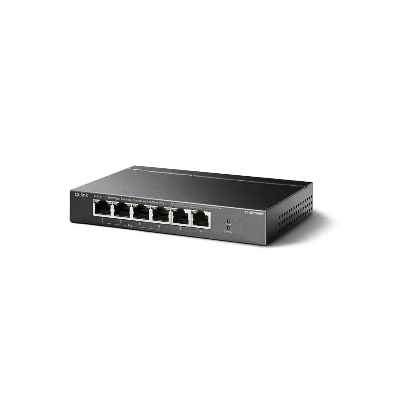 Switch 6 Portas 10/100mbps Unmanaged Poe+ Tl-Sf1006p 4x Portas Poe - Tp-Link