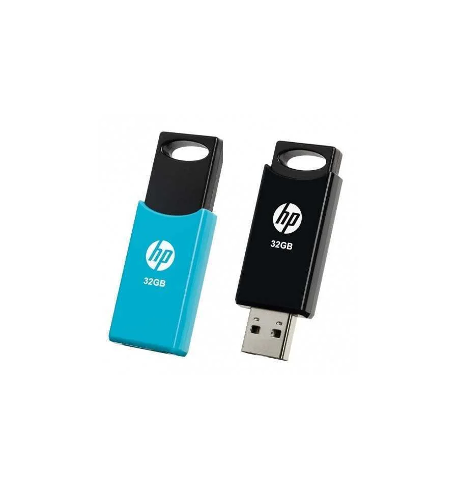 Pack 2 Pendrive Hp 32gb Usb 2.0 V212w Negro/Azul