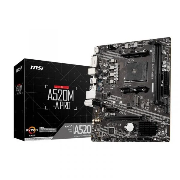 Msi A520m-A Pro                      (A520,Am4,Matx,Ddr4)