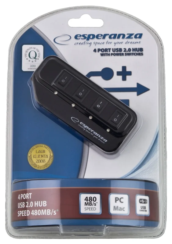 Hub De Interface Esperanza Ea127 480 Mbit / S Pret
