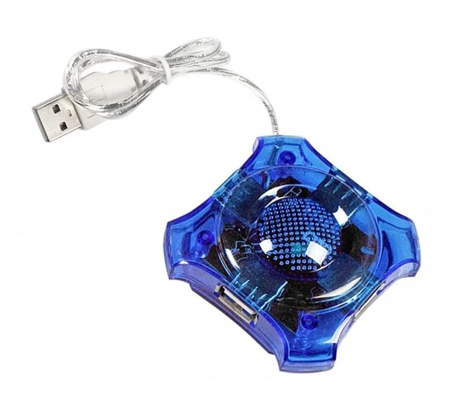 Esperanza 4 Port Usb 2.0 Hub Star Blue