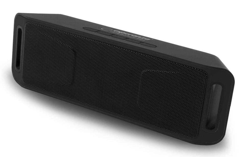 Coluna Bluetooth Portátil 2x3w Usb/Fm/Sd (Preto)