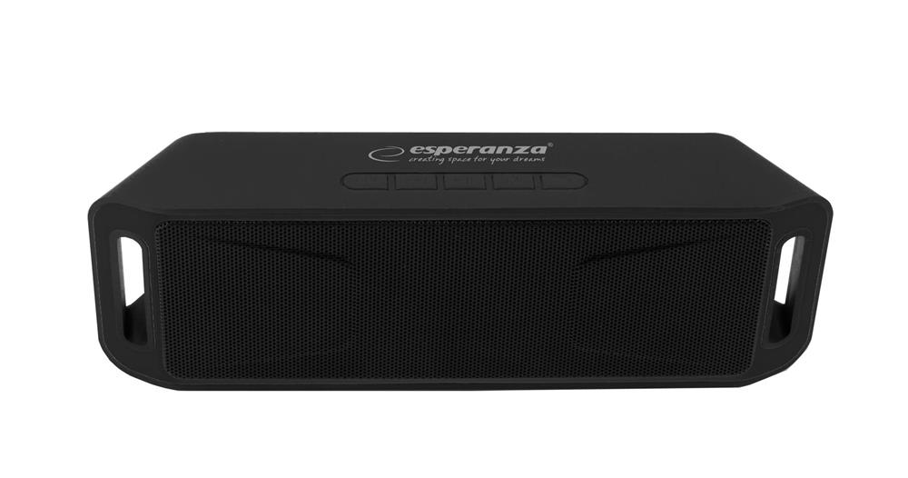 Coluna Bluetooth Portátil 2x3w Usb/Fm/Sd (Preto)