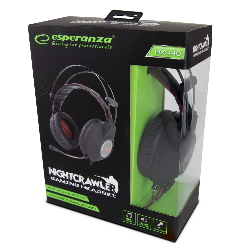 Headphones Esperanza Egh440 Nightcrawler