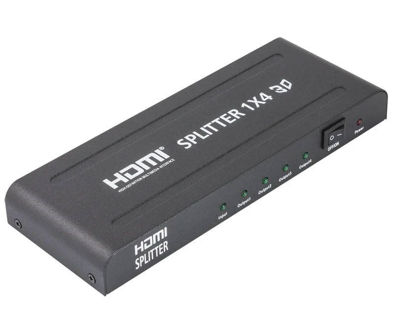 Repartidor Sinal Hdmi 1 Entrada / 4 Saídas