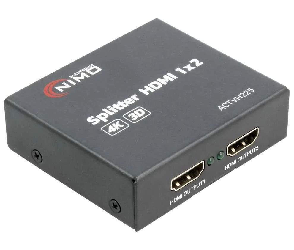 Repartidor Sinal Hdmi 1 Entrada / 2 Saídas