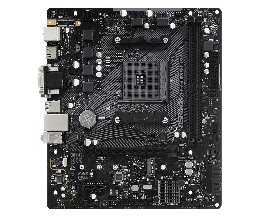 Asrock B550m-Hdv - Motherboard - Micro Atx - Socket Am4 - Amd B550