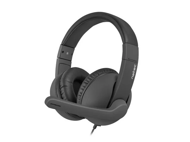 Auriculares com Microfone Natec Rhea Preto