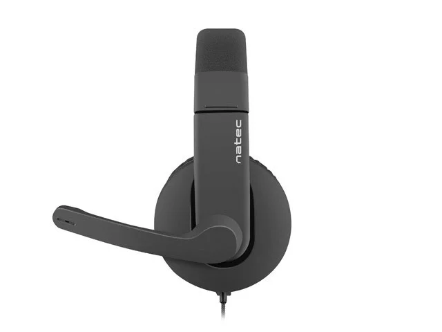 Auriculares com Microfone Natec Rhea Preto