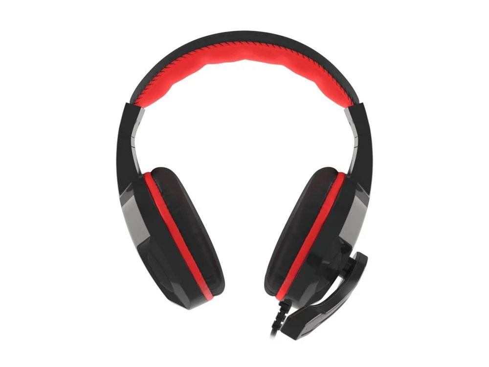 Auscultadores Headset Gaming Argon 110 C/ Microfone Preto/Vermelho - Genesis