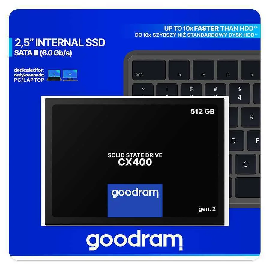 Disco SSD 2.5" Cx400 Gen. 2 512gb 3d Nand Sata - Goodram