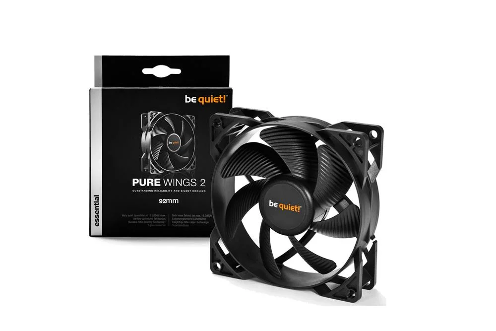 Be Quiet! Pure Wings 2  92mm Computer Case Fan 9.2 Cm Black