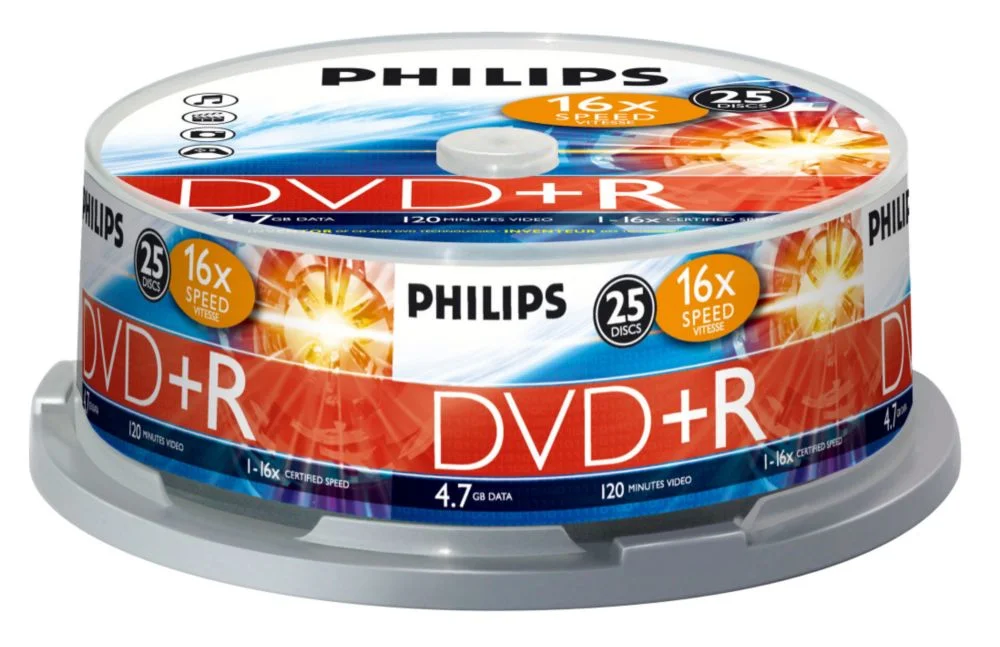Philips Dvd+R 4,7gb 16x Sp (25)