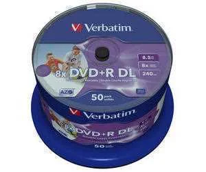 Verbatim - Dvd+R Dl X 50 - 8.5 Gb - Storage Media
