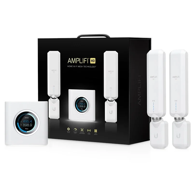 Pack Home Wi-Fi Router C/ 2x Repetidores - Ubiquiti Afi-Hd