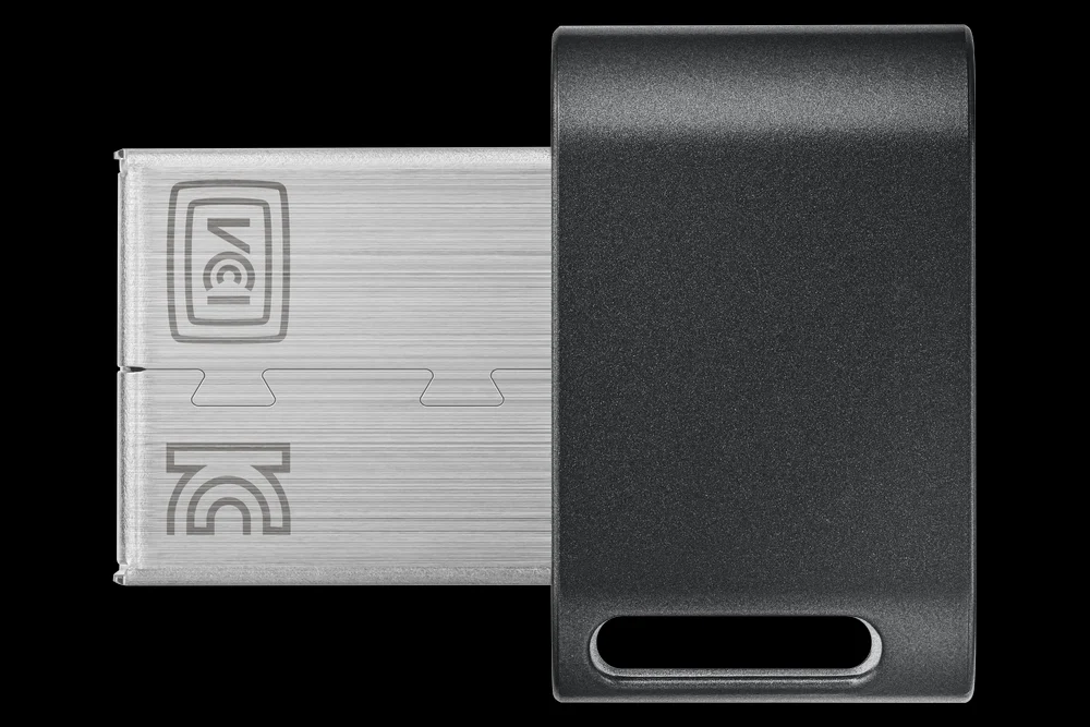 Pendrive 128gb Usb 3.1 Samsung Fit Gray Plus Black