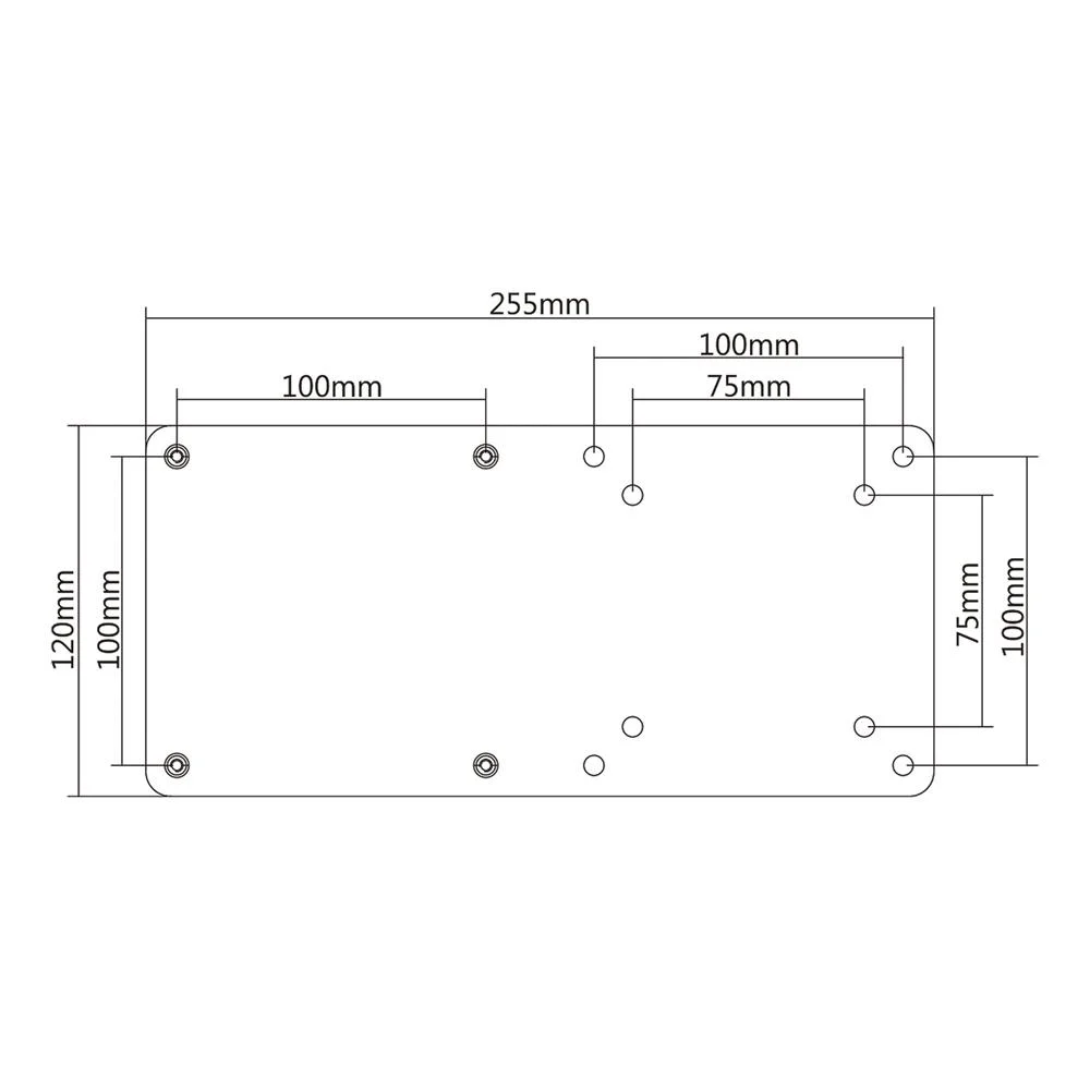 Suporte Vesa para Mini Pc 75x75/100x100 Preto