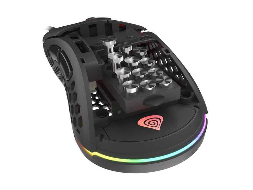Genesis Gaming Maus Xenon 800 RGB Kabelgeb. Schwarz