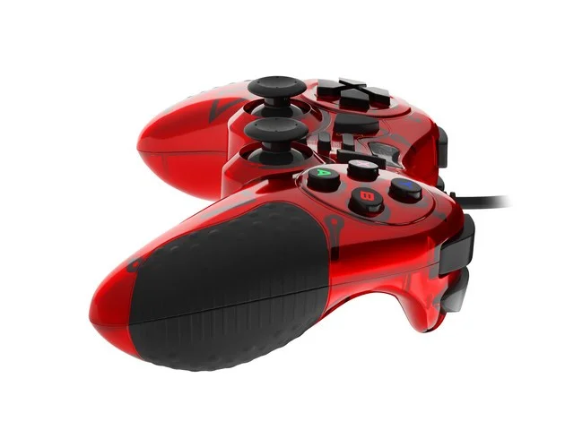 Natec Genesis Mangan 200 (Njg-1425) Wired Usb Controller Pc Red  Black